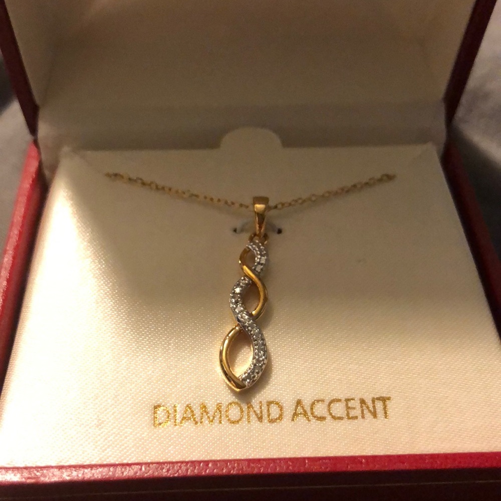 Gold over sterling silver necklace